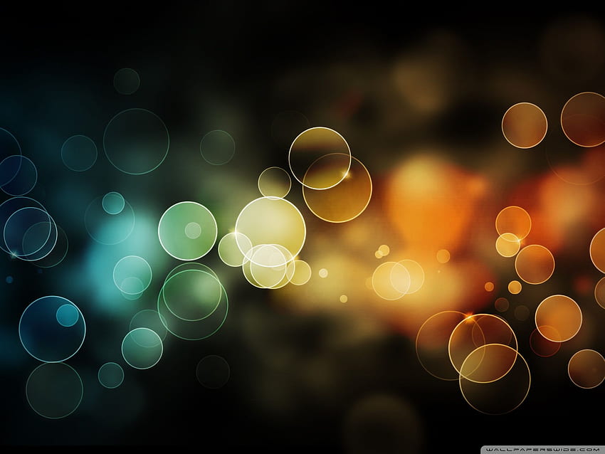 Abstrakter Hintergrund Braune und blaue Kreise Ultra-Hintergrund für U-TV: Tablet: Smartphone HD-Hintergrundbild