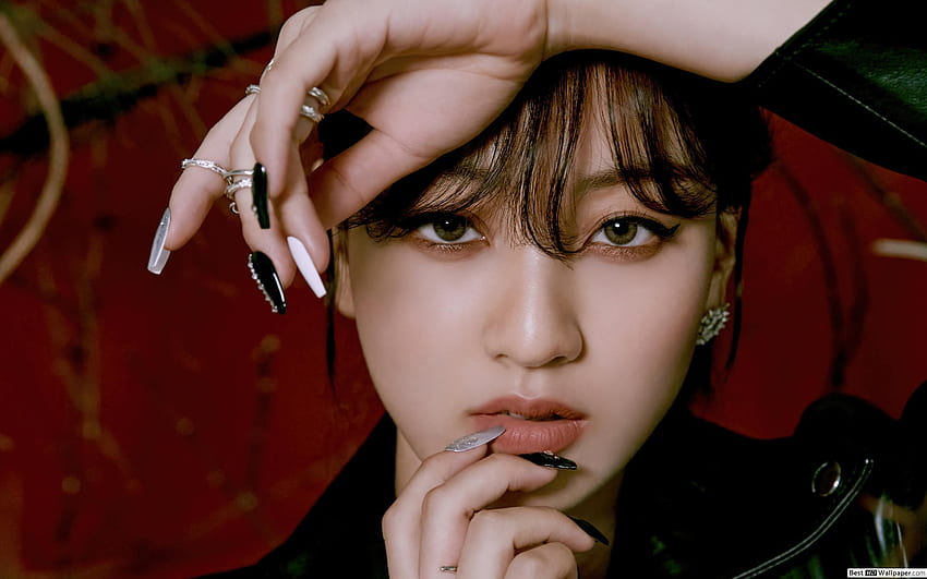 Jihyo в „Cry For Me“ MV Shoot (2020) от Twice (K Pop Band) HD тапет