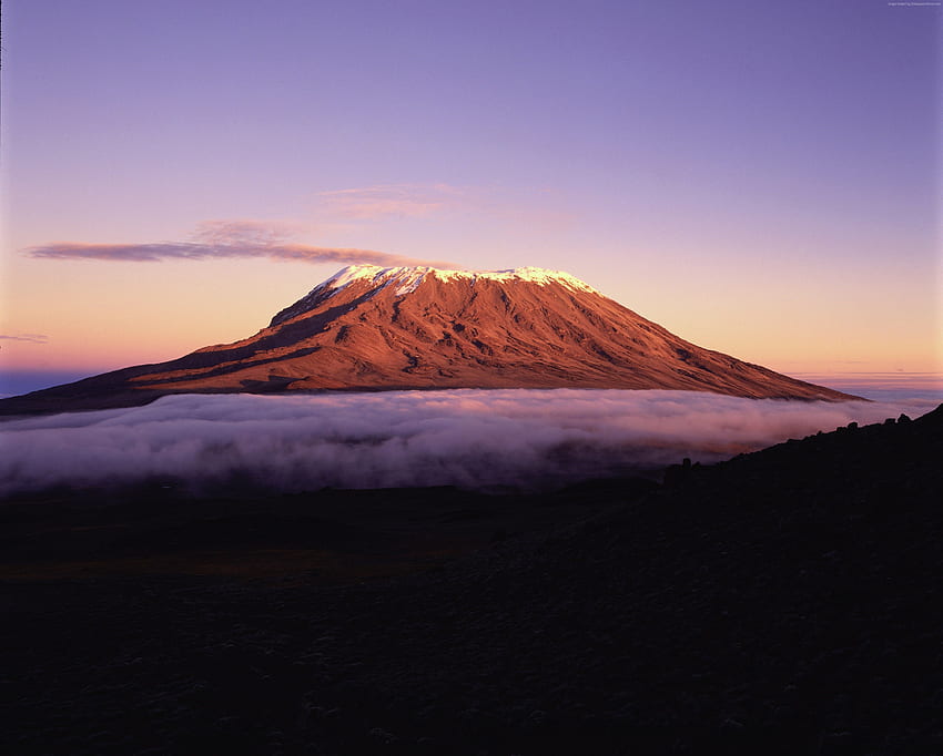 Kilimanjaro, , , África, montanhas, céu papel de parede HD