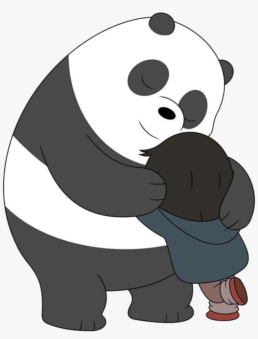자이언트 판다 곰 그리기 귀여움 - We Bare Bears Panda Hug Transparent PNG - - on NicePNG, Panda Drawing HD 전화 배경 화면