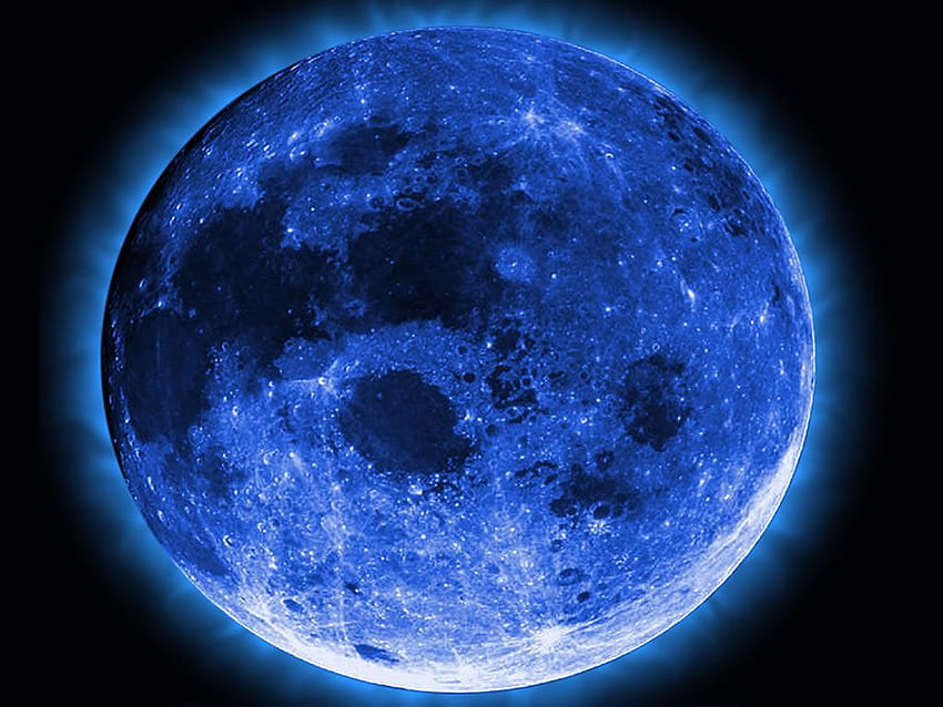 Lune - Lune bleue. . Ordinateur, Blue Moon et Star Fond d'écran HD