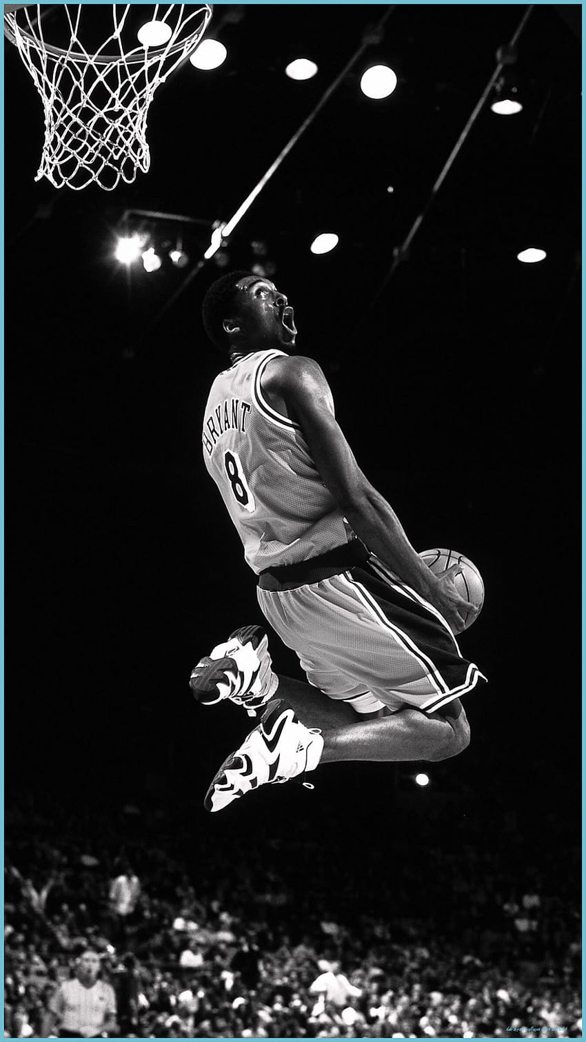 Kobe Bryant Basketball Kobe Bryant - Kobe Bryant Black And White, Kobe Bryant Dark HD phone wallpaper
