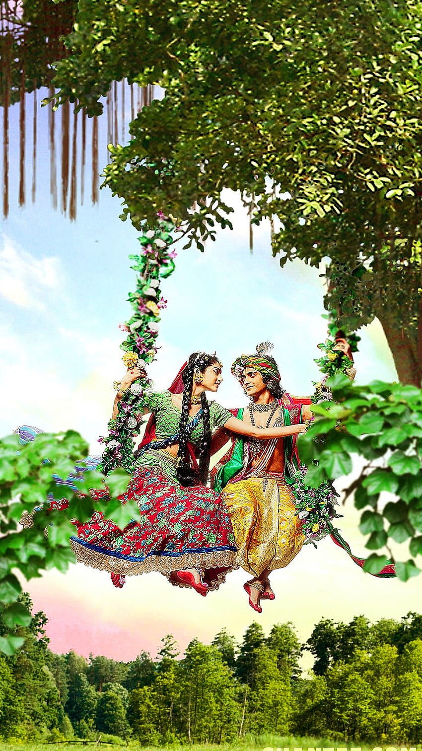 Radha Krishna 연재물, 힌디어, 연재물, Radha Krishna HD 전화 배경 화면
