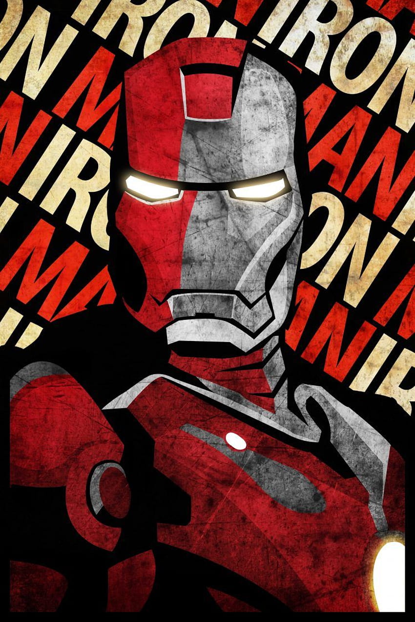 Demir Adam, Marvel Çizgi Roman Arka Planı - Demir Adam Pop Art - ve Arka Plan HD telefon duvar kağıdı