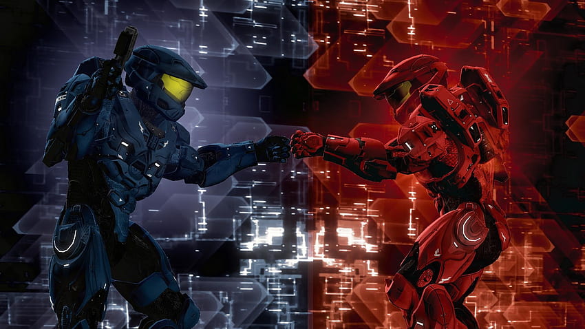 Yüksek Çözünürlüklü En İyi Oyun Red vs Blue 3 Tam Boy... | | Pinterest | Kırmızı vs mavi, Mavi ve 3d HD duvar kağıdı
