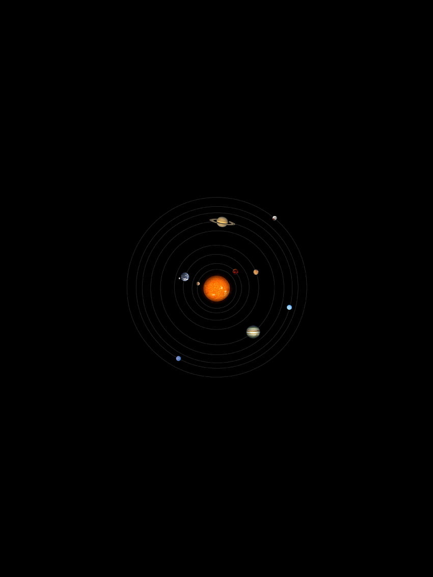 Planets, Universe, Circles, Astronomy, Solar System HD phone wallpaper