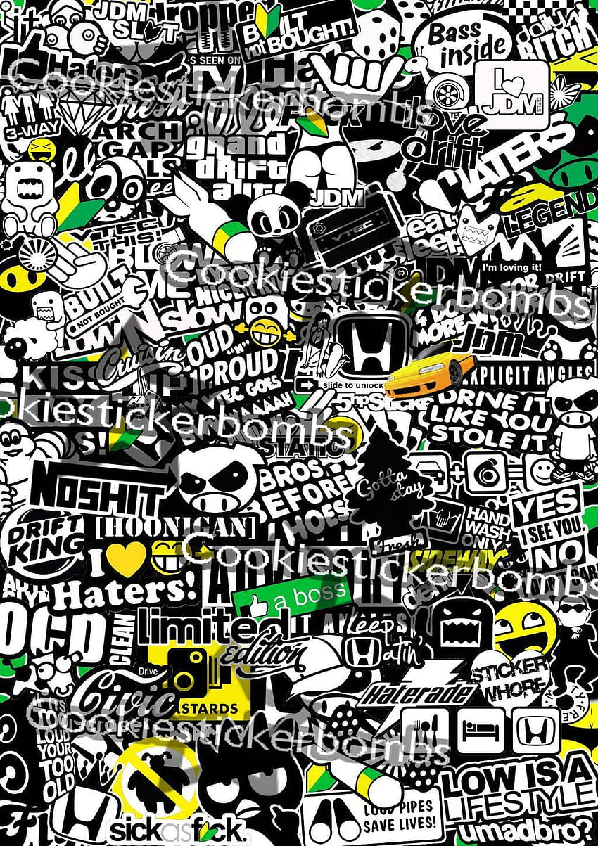 Sticker bomb , Marvel Sticker Bomb HD phone wallpaper