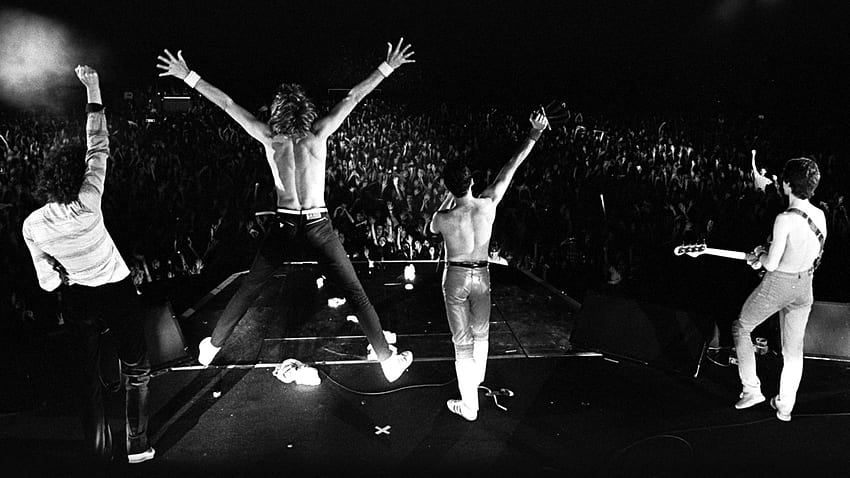 Queen Live, Freddie Mercury Live Aid papel de parede HD