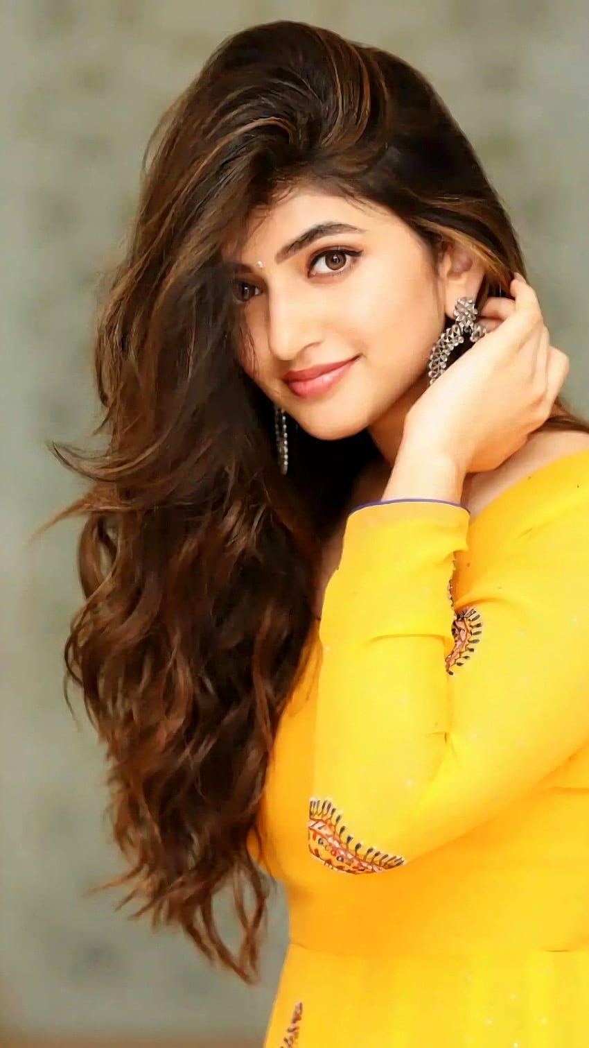 Sreeleela, Telugu-Schauspielerin, süßes Gesicht HD-Handy-Hintergrundbild