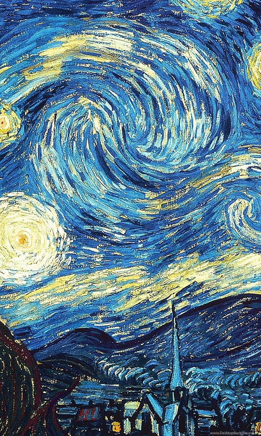 Cellulare Van Gogh, Telefono Notte Stellata Sfondo del telefono HD