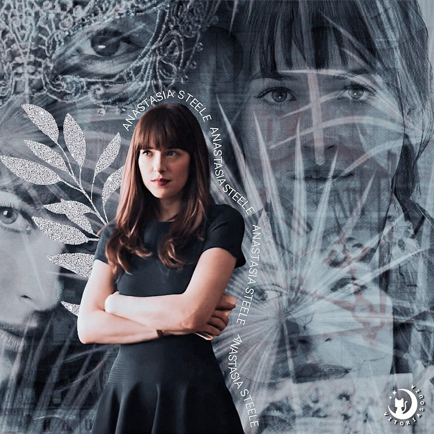 Edit Anastasia Steele. Fifty shades darker, Fifty shades of grey, Gray aesthetic HD phone wallpaper