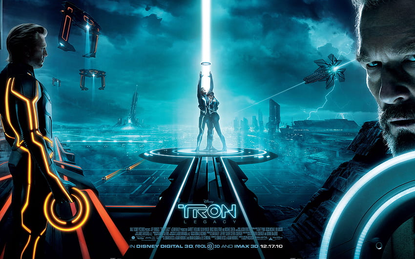 of the main characters from Disney's Tron: Legacy movie: Clu, Sam Flynn, Quorra and Kevin Flynn. See all Tron: HD wallpaper