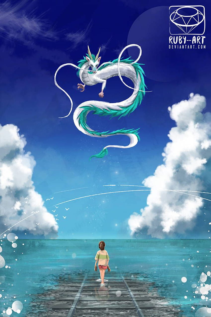Studio Ghibli, Spirited Away Haku HD phone wallpaper