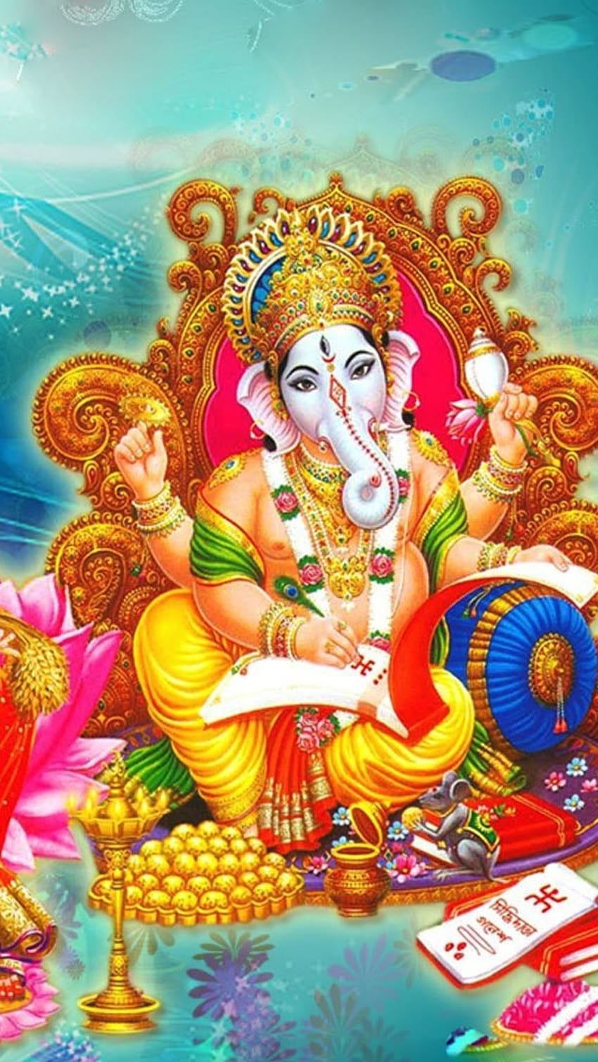 Laxmi Ganesh, Lord Ganesha, laxmi HD phone wallpaper | Pxfuel