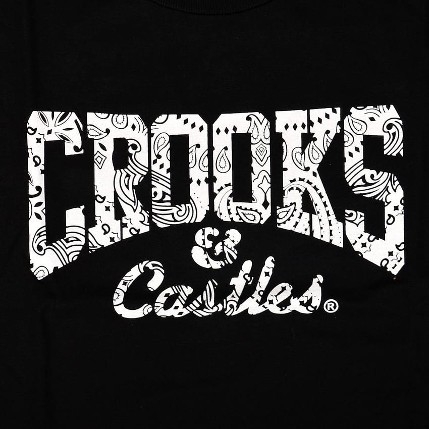 Crooks and Castles Bandana Core Logo Knit Crew Tee - Vêtements T-shirts - TonyStreets Fond d'écran de téléphone HD