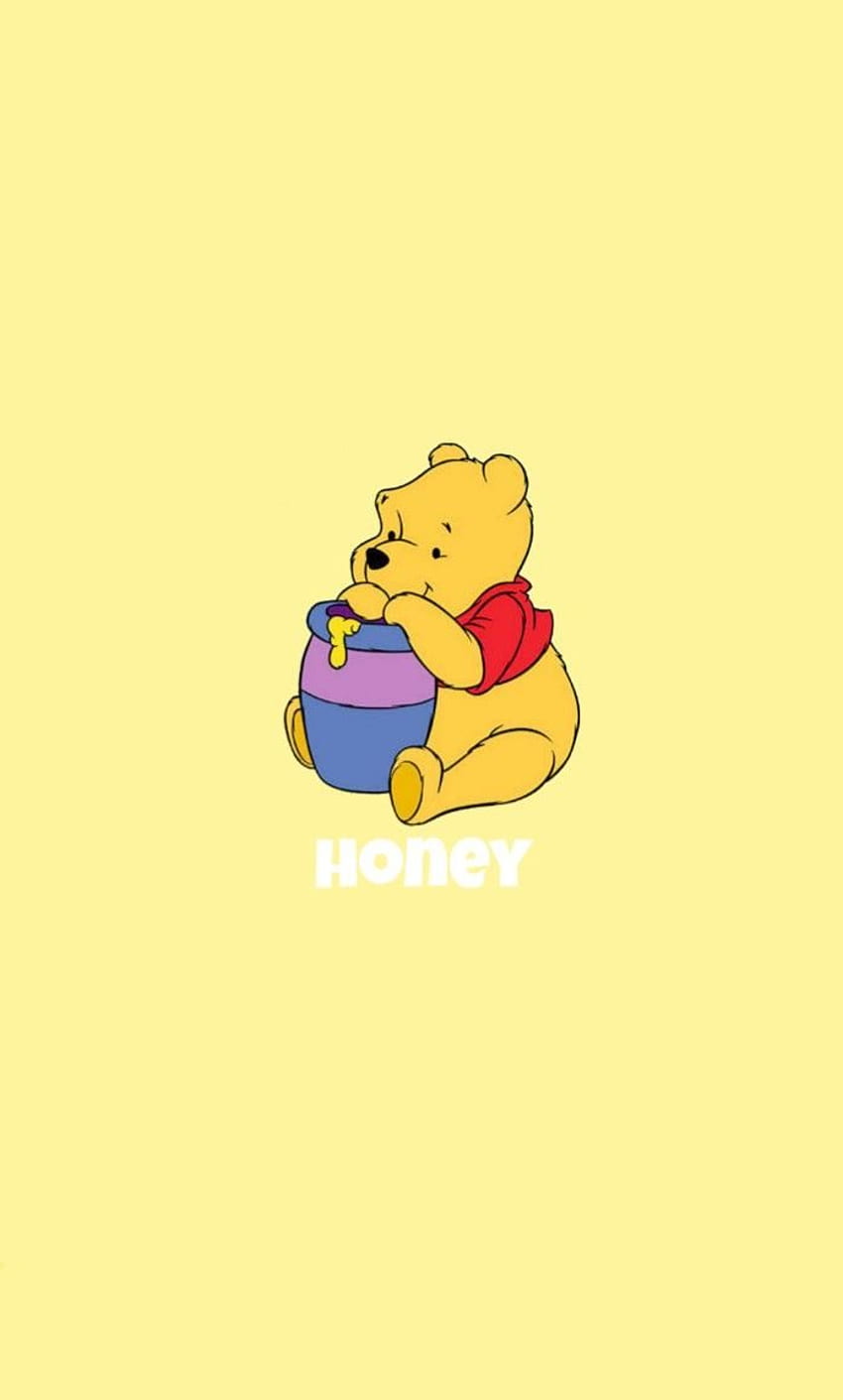 Aesthetic yellow winnie the pooh HD wallpapers | Pxfuel