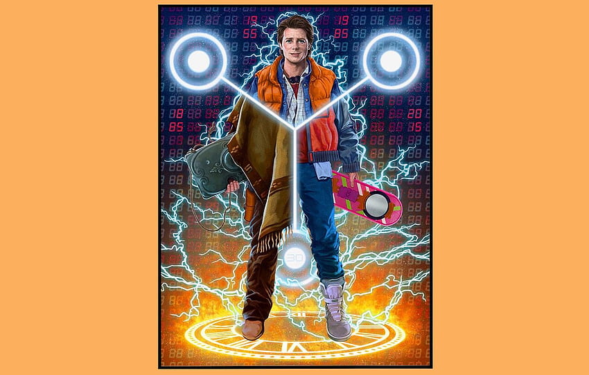 예술, 조끼, Back to the Future, Back to the Future, Marty McFly for , 섹션 фильмы HD 월페이퍼