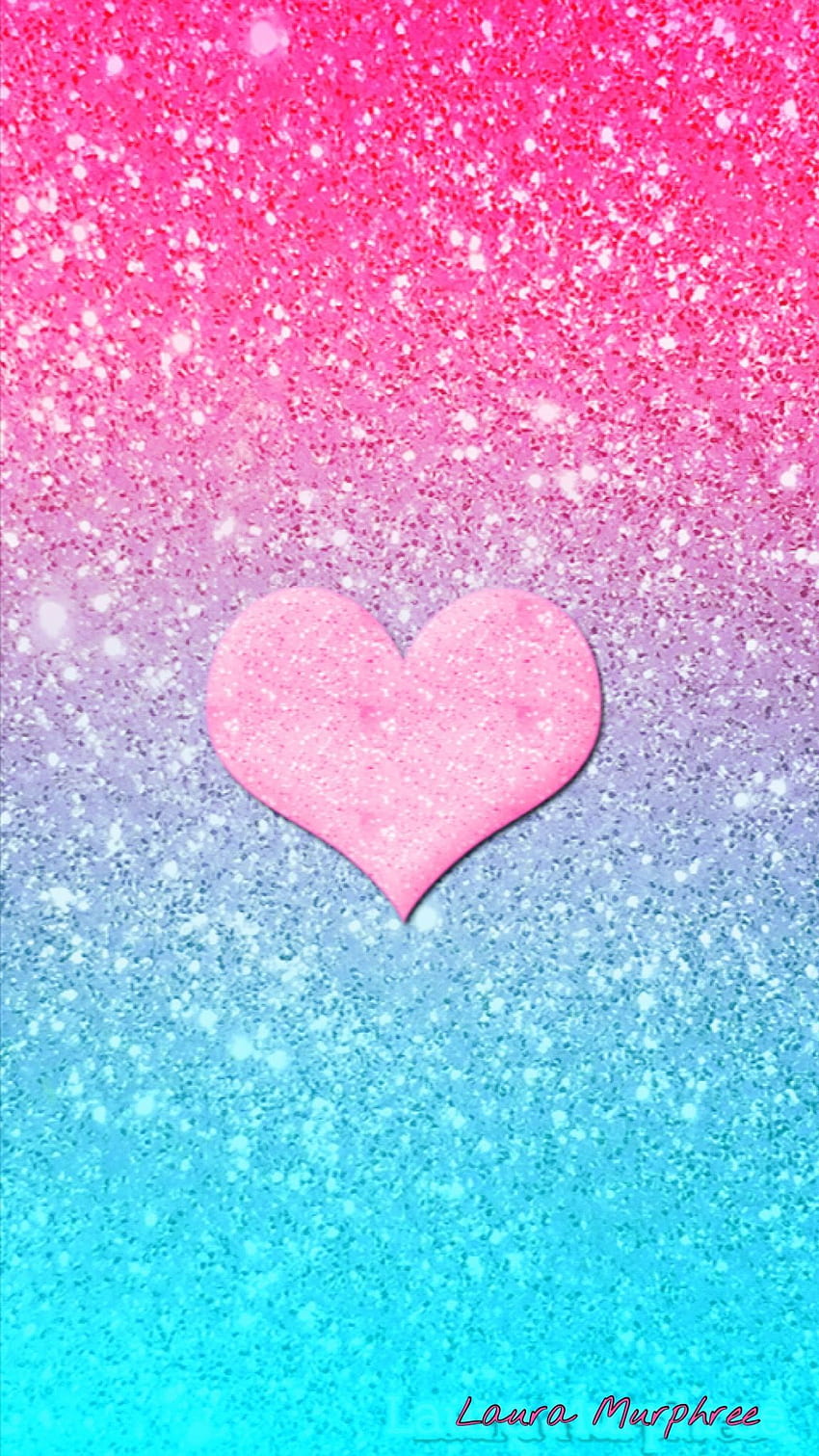 Jennifer Marshall on My glitter phone . Heart , Glitter , Phone, Love Pink Glitter HD phone wallpaper