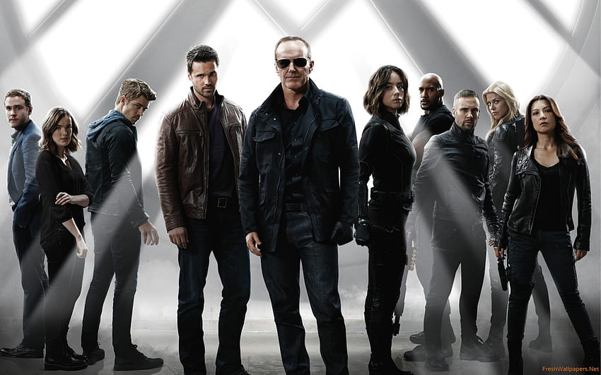 Cela a pris trois saisons, mais Agents of S.H.I.E.L.D. est enfin le spectacle Marvel que nous méritons, Marvel Cast Fond d'écran HD