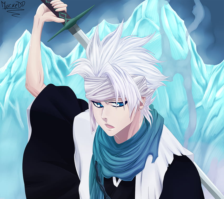 Tōshirō Hitsugaya and background Toshiro Hitsugaya HD wallpaper Pxfuel