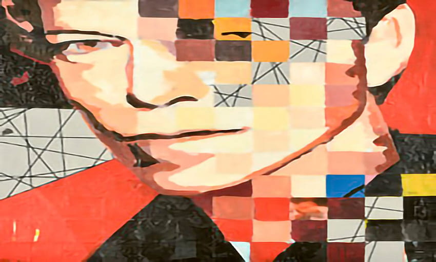 David Bowie Abstract Art HD wallpaper