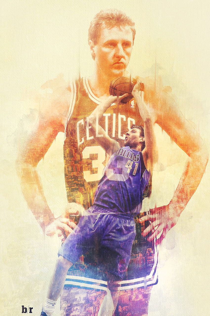 Wallpaper Larry Bird Illustration  Poster for Sale by FachrezaOcto   Redbubble