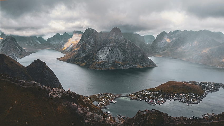 Lofoten-Islands-Norway, Nature, Norway, Islands, Lofoten HD wallpaper