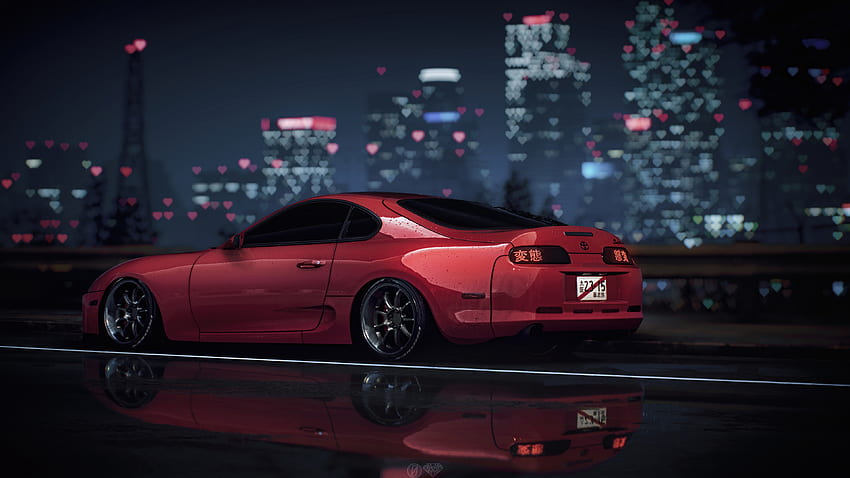 toyota supra, need for speed, games, , , cars. Cool, Car Cinematic HD wallpaper