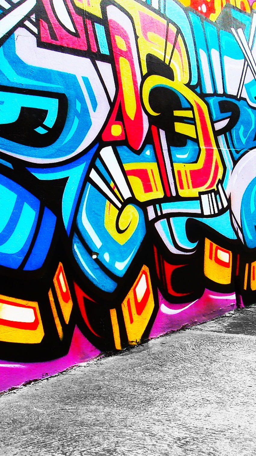 Graffiti iPhone Hintergrund - Wand Bearbeiten Hintergrund, Abstrakte Graffiti HD-Handy-Hintergrundbild