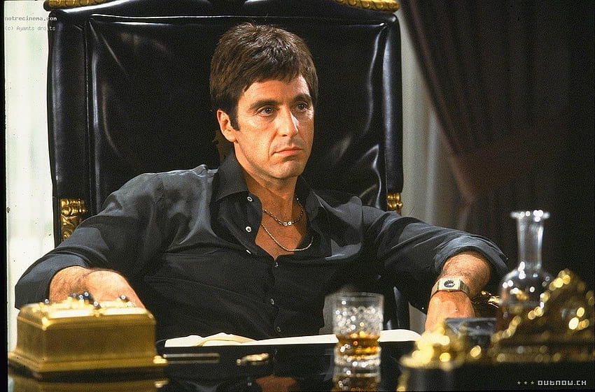 Scarface Al Pacino, Scarface Sitting HD wallpaper