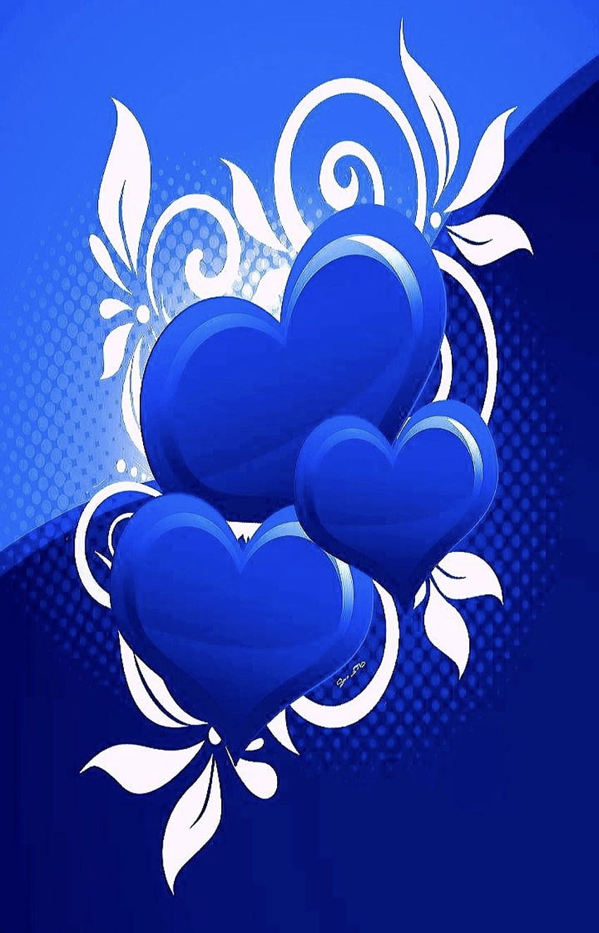 Blue Hearts. Love animation , Love , Heart iphone, Cute Blue ...