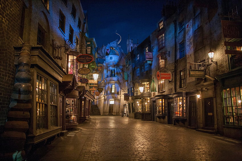 Diagon Alley: Orlando's Wizarding World of Harry Potter HD wallpaper