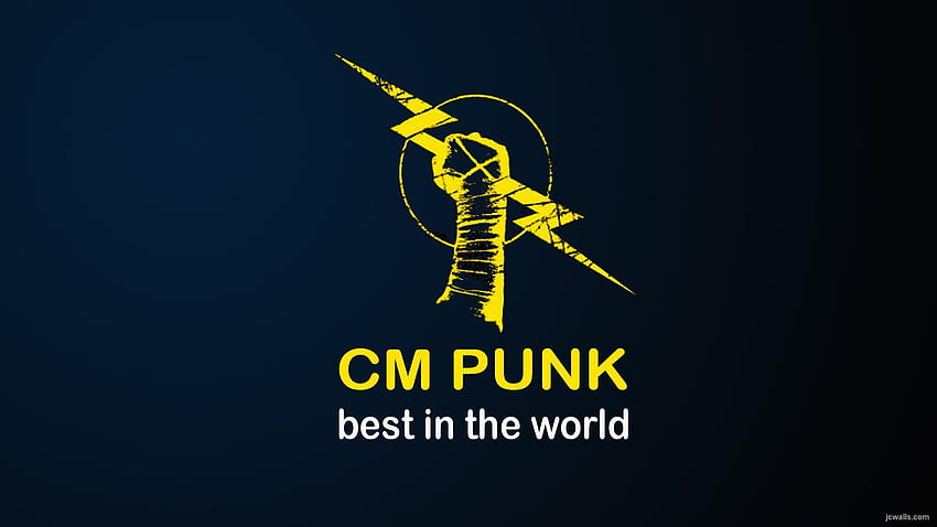 Logotipo de CM Punk fondo de pantalla
