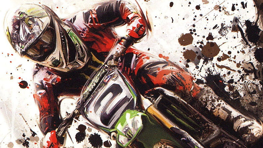 Classic Game Room - Mud Motocross -, Motocross Art HD wallpaper