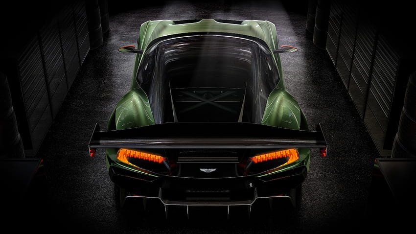 Rear, Aston martin Vulcan, super-car HD wallpaper