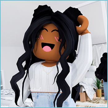 Download Cute Roblox Girl Braided Hair Wallpaper