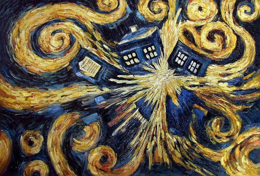 la pandorica ouvre la peinture - Dr. Who, Doctor Who Exploding Tardis Fond d'écran HD