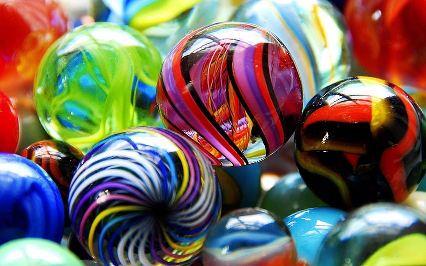 Balls patterns Game plastic marbles glass HD wallpaper