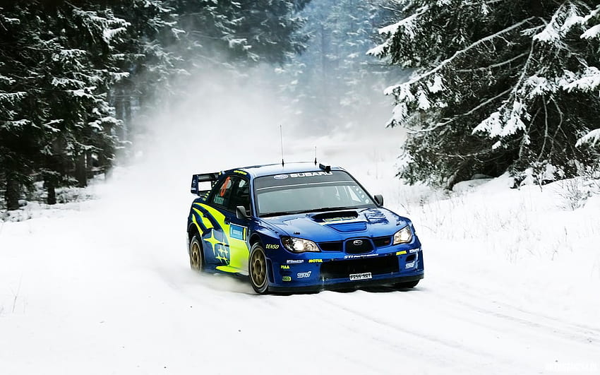 Subaru Snow Phone, Subaru Rally HD wallpaper
