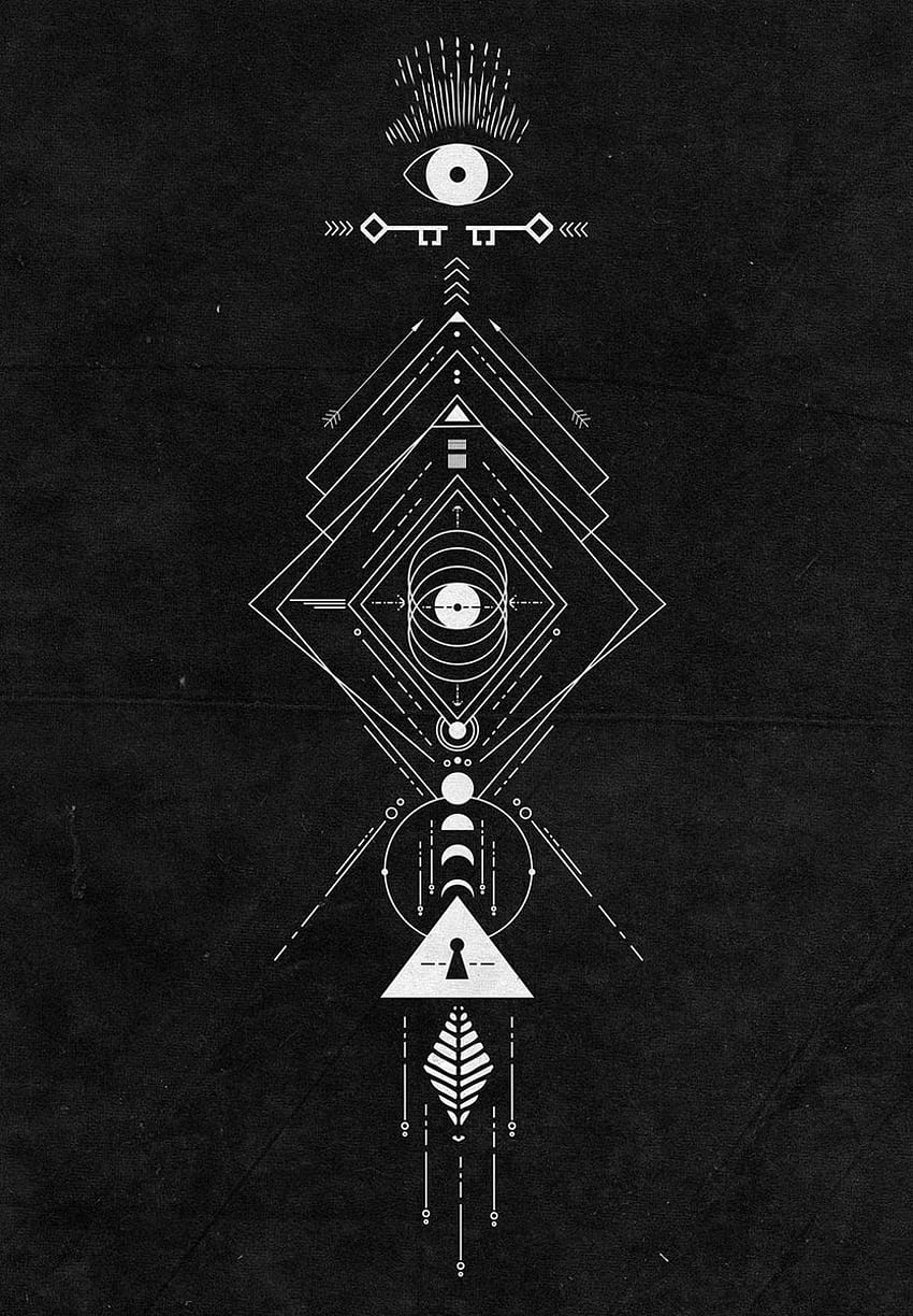 Geometry, Occult Symbols HD phone wallpaper