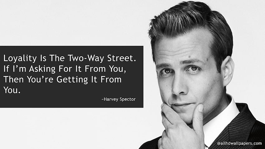 Las citas de Harvey Specter te inspirarán a trabajar duro fondo de pantalla