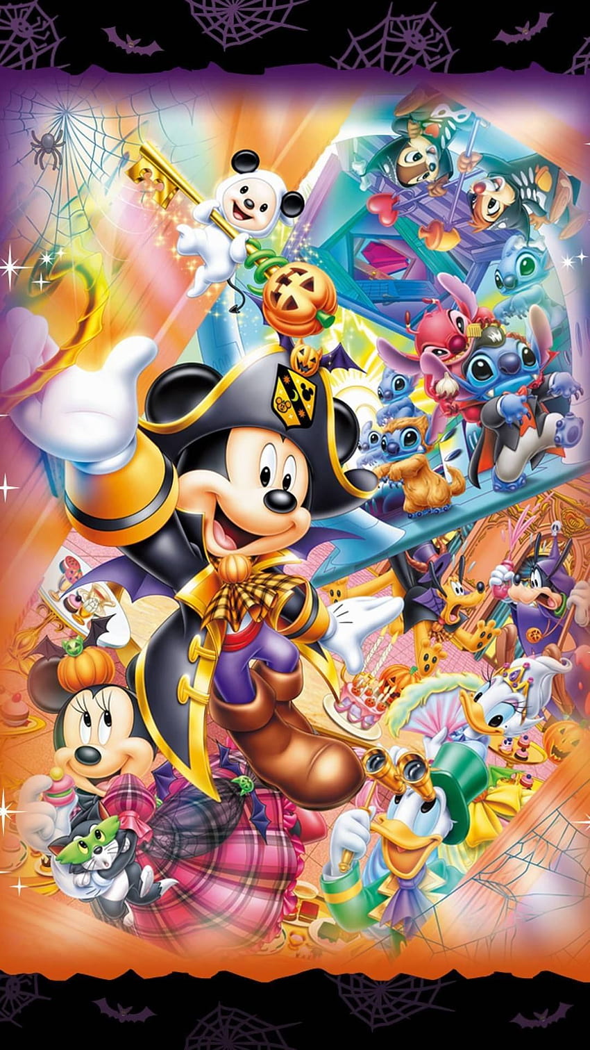 Cute Disney, Cartoon Halloween HD phone wallpaper