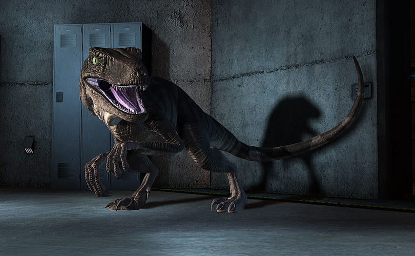 Permainan Jurassic Park Velociraptor Wallpaper HD