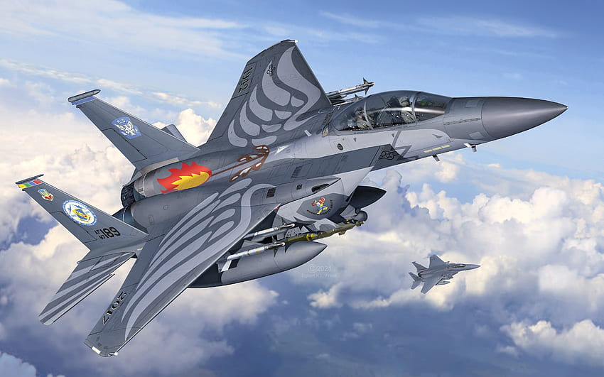 McDonnell Douglas F-15E Strike Eagle, military, McDonnell Douglas, aircraft, f-15e strike Eagle HD wallpaper