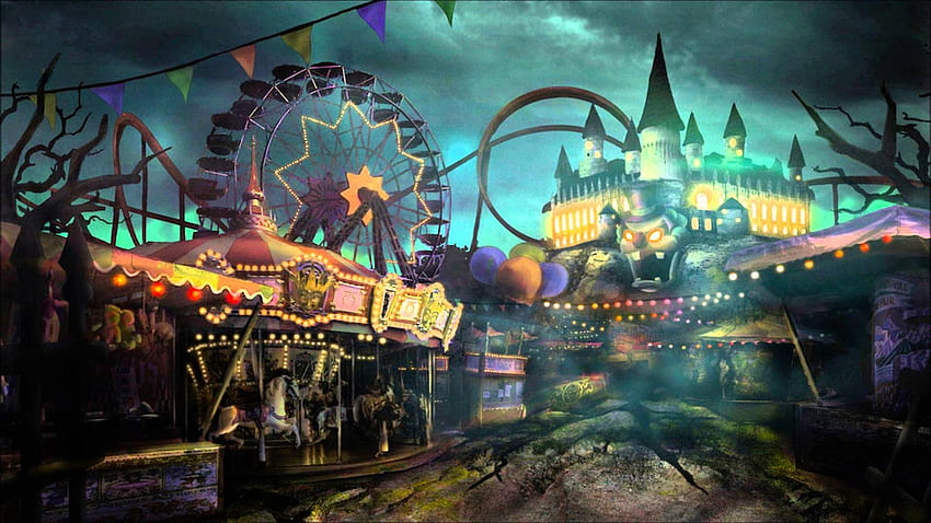 Musica da circo raccapricciante - Parco divertimenti raccapricciante, Carnevale raccapricciante Sfondo HD