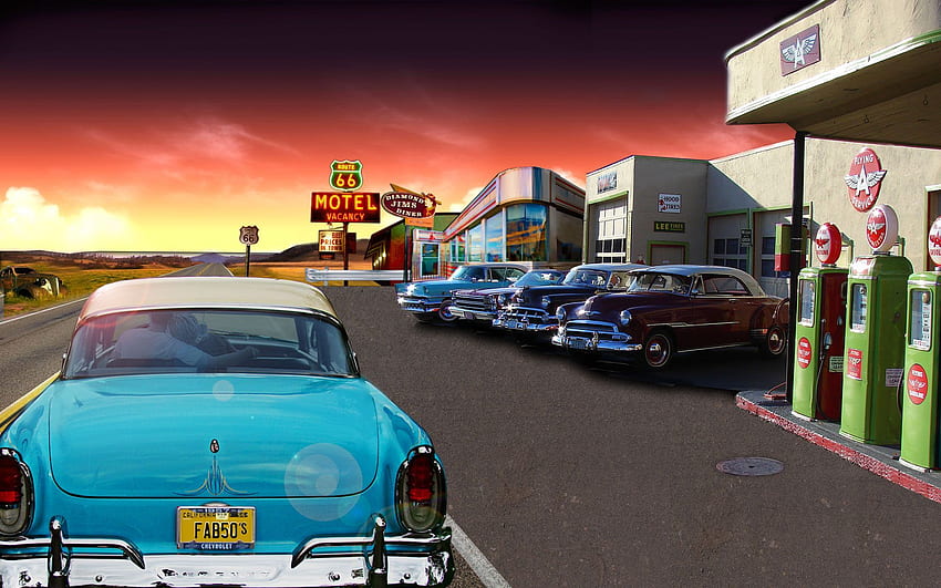 Fabulous 50's Motorcar Company. Fabulous 50's Classic Cars, 50s Classic Cars HD wallpaper