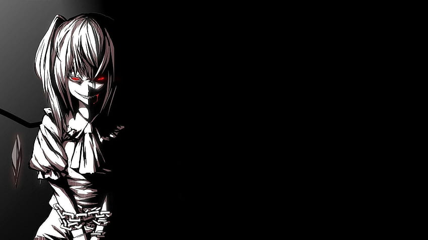 Dark Background Anime, Scary Anime HD wallpaper