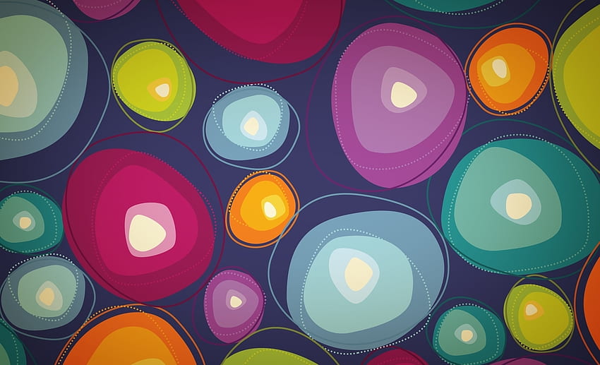 Background, Circles, Multicolored, Motley, Texture, Textures HD wallpaper