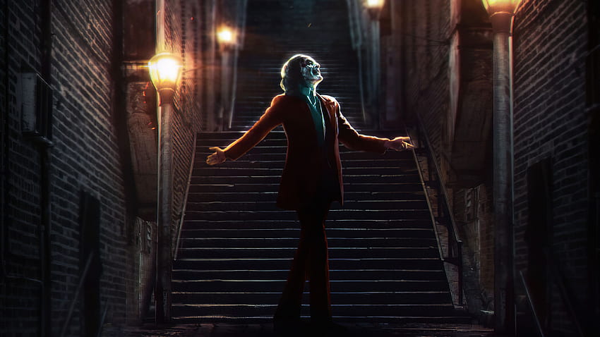 Joker Ultra, Joker Stairs HD wallpaper