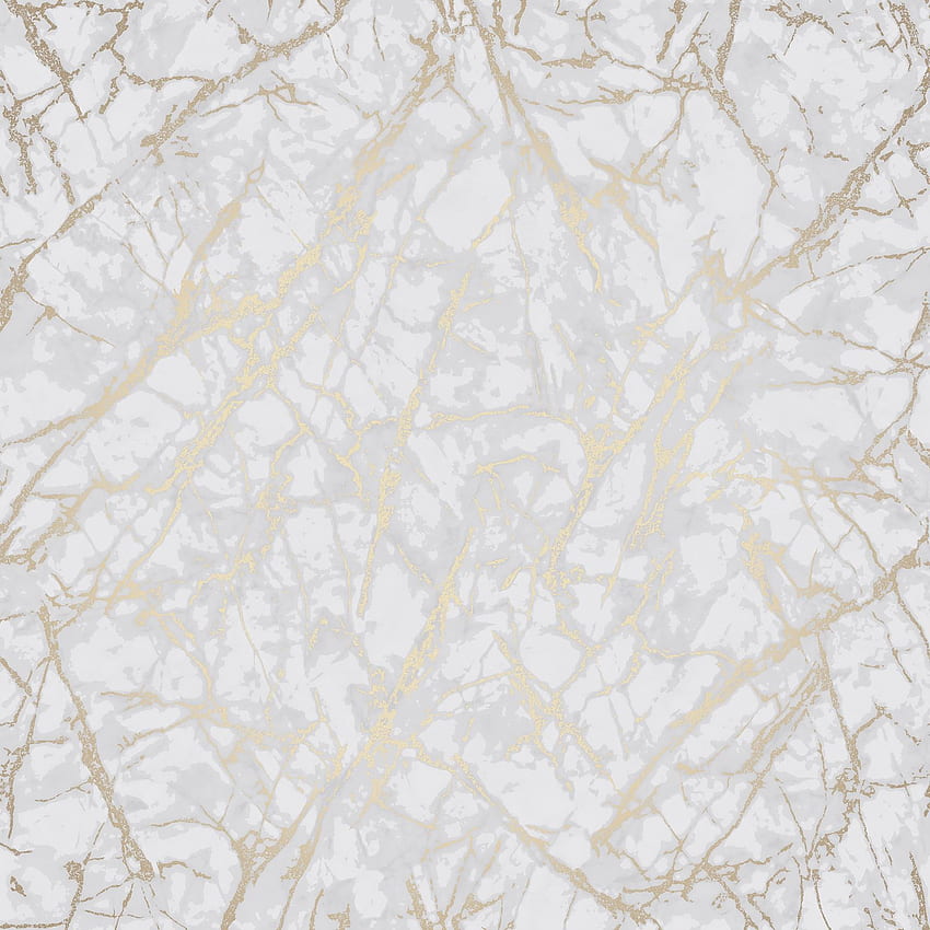 FINE DECOR MARBLE - METALLIC GEOMETRIC FEATURE WALL, Black White and Gold Marble HD phone wallpaper